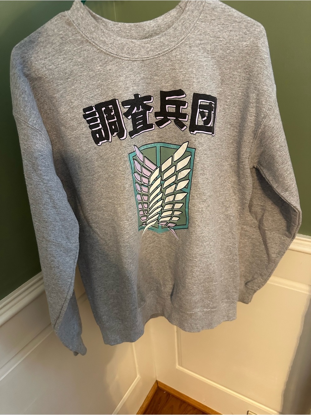 Ripple Junction Attack on Titan Crewneck with Iconic Wings of Freedom Emblem